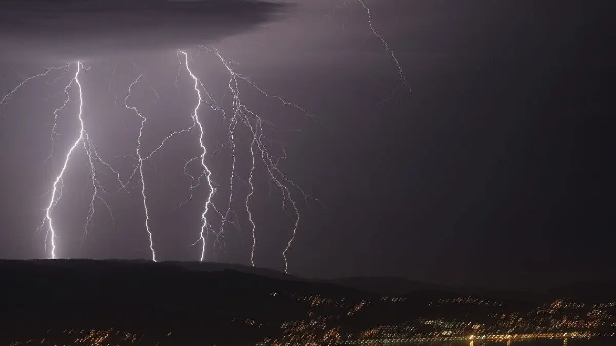 Tormenta el&eacute;ctrica en Arag&oacute;n