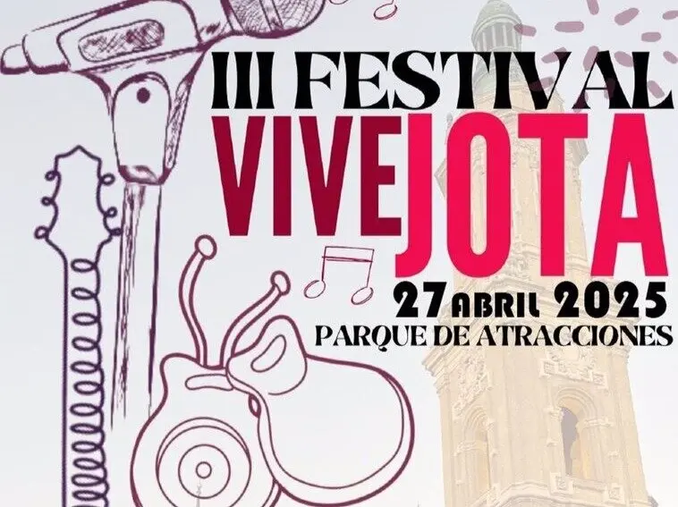 Cartel de la III Edici&oacute;n de ViveJOTA - AYUNTAMIENTO DE ZARAGOZA