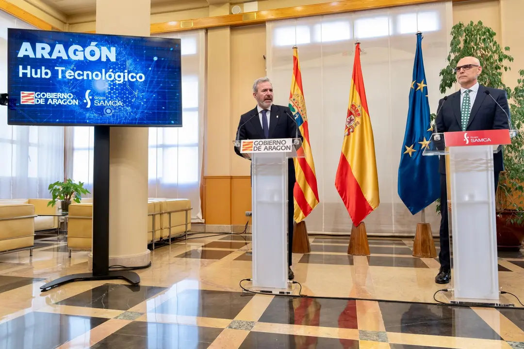 Anuncio de Grupo Samca de la instalaci&oacute;n de un centro de datos en Luceni
