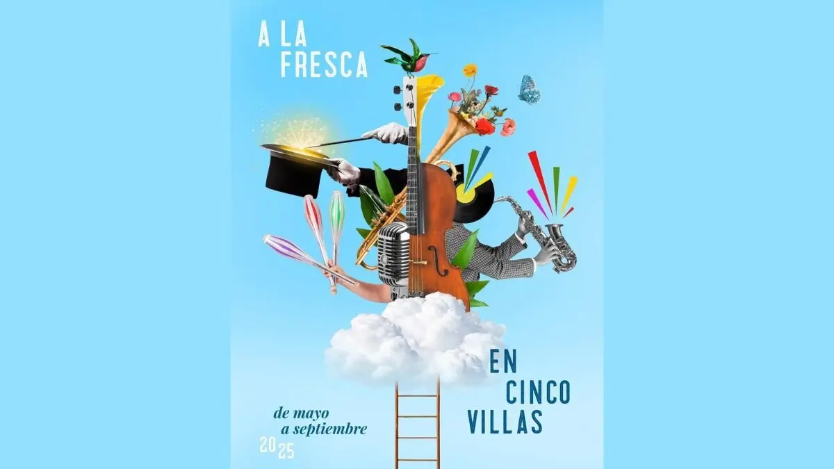 Cartel de 'A la fresca Cinco Villas 2025'