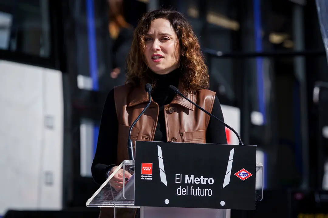 La presidenta de la Comunidad de Madrid, Isabel D&iacute;az Ayuso