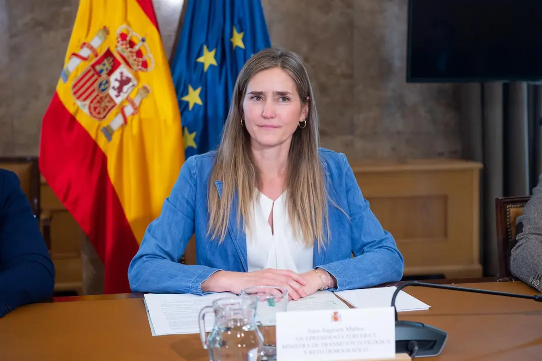 La vicepresidenta y ministra para la Transici&oacute;n Ecol&oacute;gica y el Reto Demogr&aacute;fico, Sara Aagesen. / EP