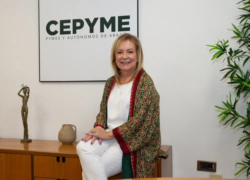 La presidenta de Cepyme en Arag&oacute;n, Mar&iacute;a Jes&uacute;s Lorente