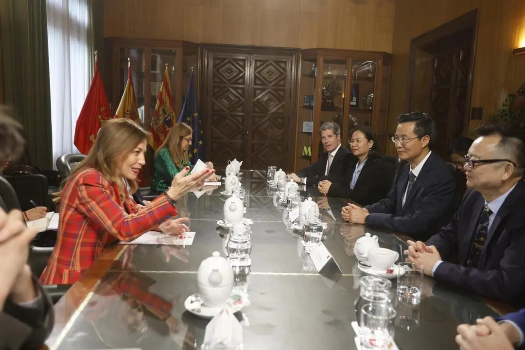 La ciudad china Jiaxing pone el ojo en Zaragoza y busca empresas para hacer alianzas ./ Ayuntamiento de Zaragoza