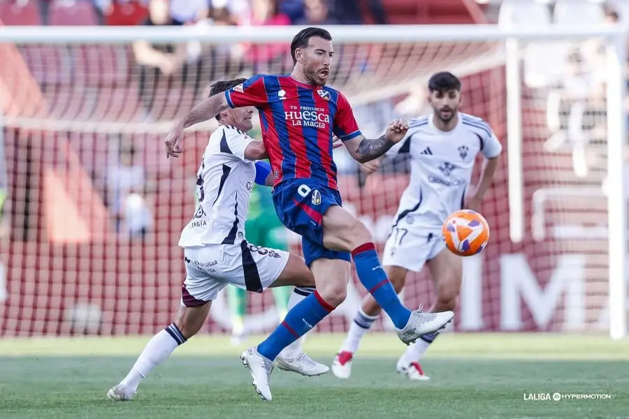 La SD Huesca en el Carlos Belmonte / LFP