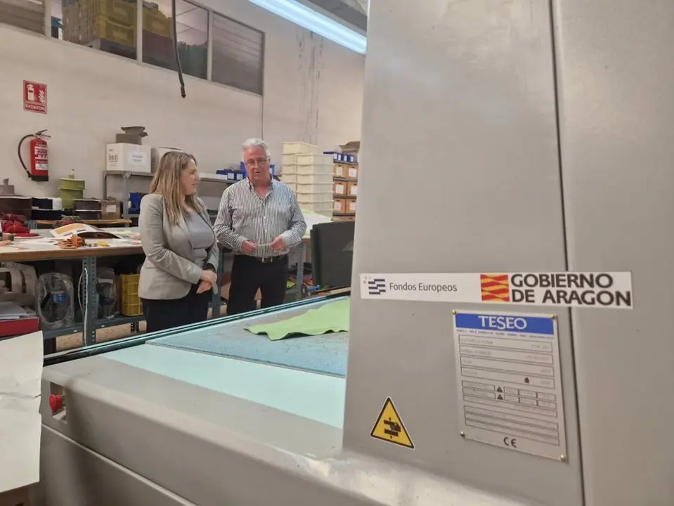 Maquinaria en un centro de trabajo / GOBIERNO DE ARAG&Oacute;N