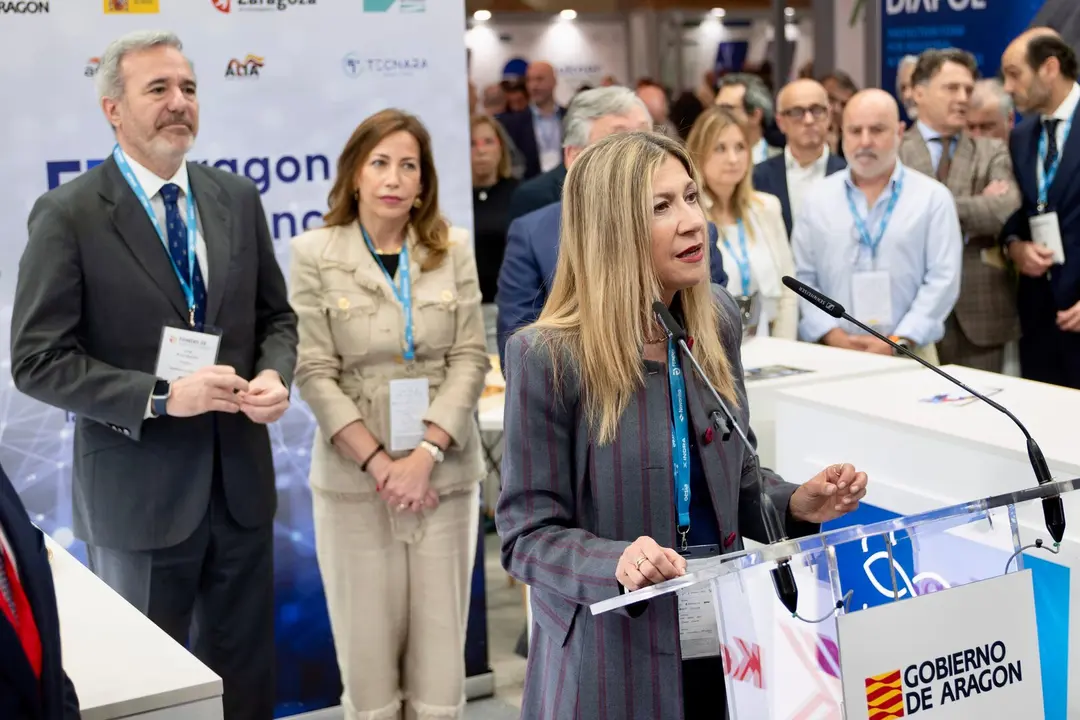 La  vicepresidenta del Gobierno aragon&eacute;s, Mar Vaquero, en Ifema