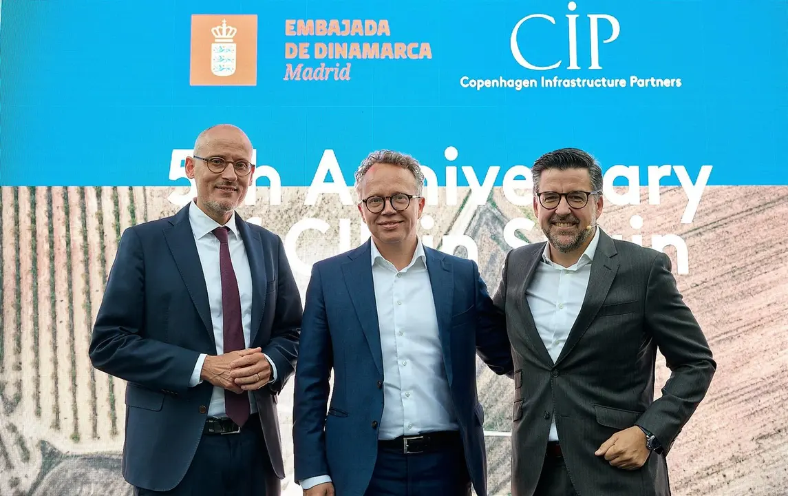Michael Braad, Embajador de Dinamarca en Espa&ntilde;a, Christian Skakkeb&aelig;k, Senior Partner y Co-Fundador de CIP y Javier Prados Mateos, Director de CIP en Espa&ntilde;a. - CIP
