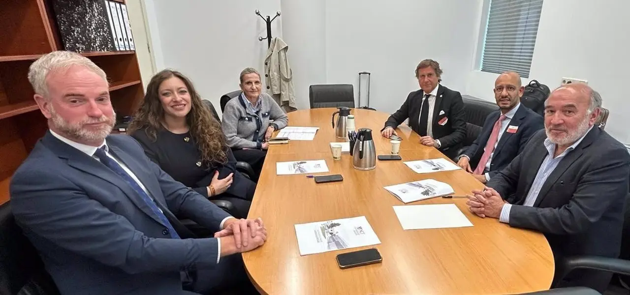 Reuni&oacute;n del PP con promotores de la universidad NCI para Calatayud. - AYUNTAMIENTO DE CALATAYUD