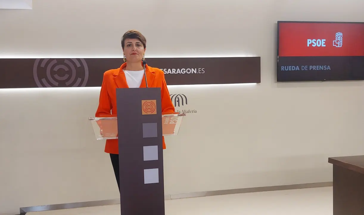 La portavoz adjunta del PSOE en las Cortes, Leticia Soria