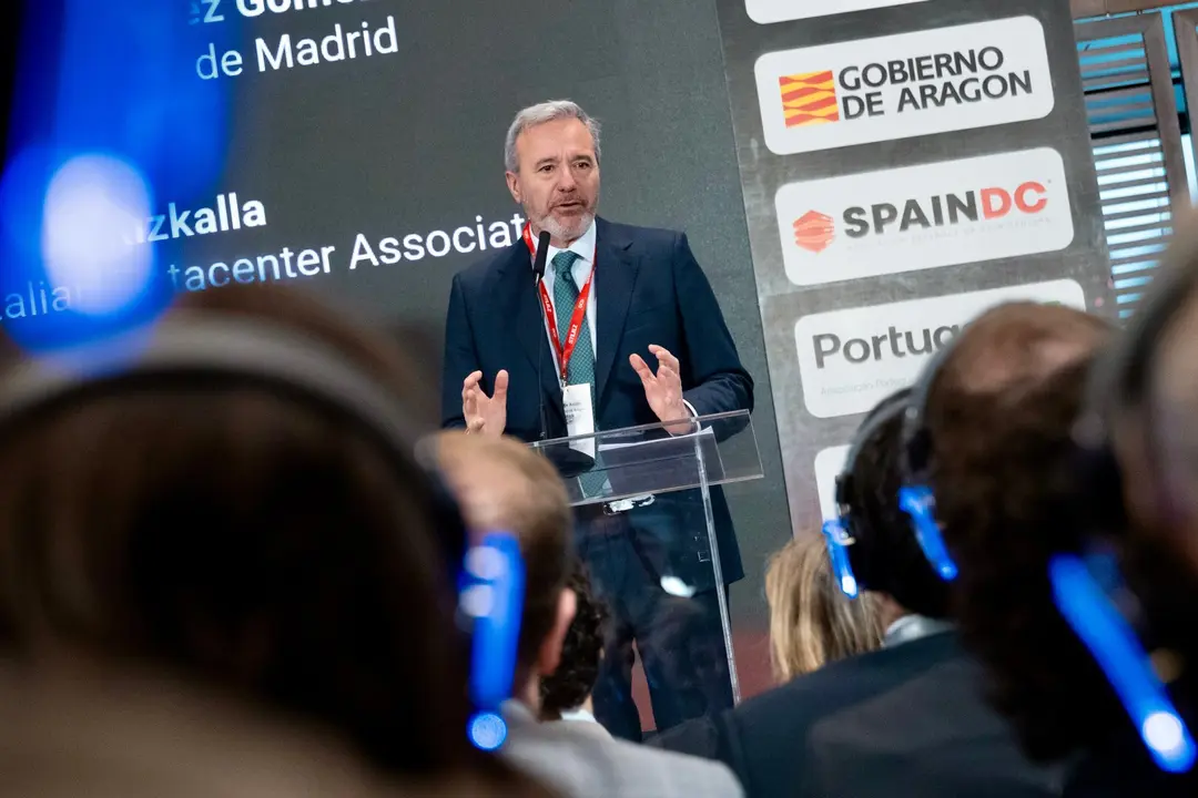 El presidente de Arag&oacute;n, Jorge Azc&oacute;n, en Madrid.7 Fabi&aacute;n Sim&oacute;n