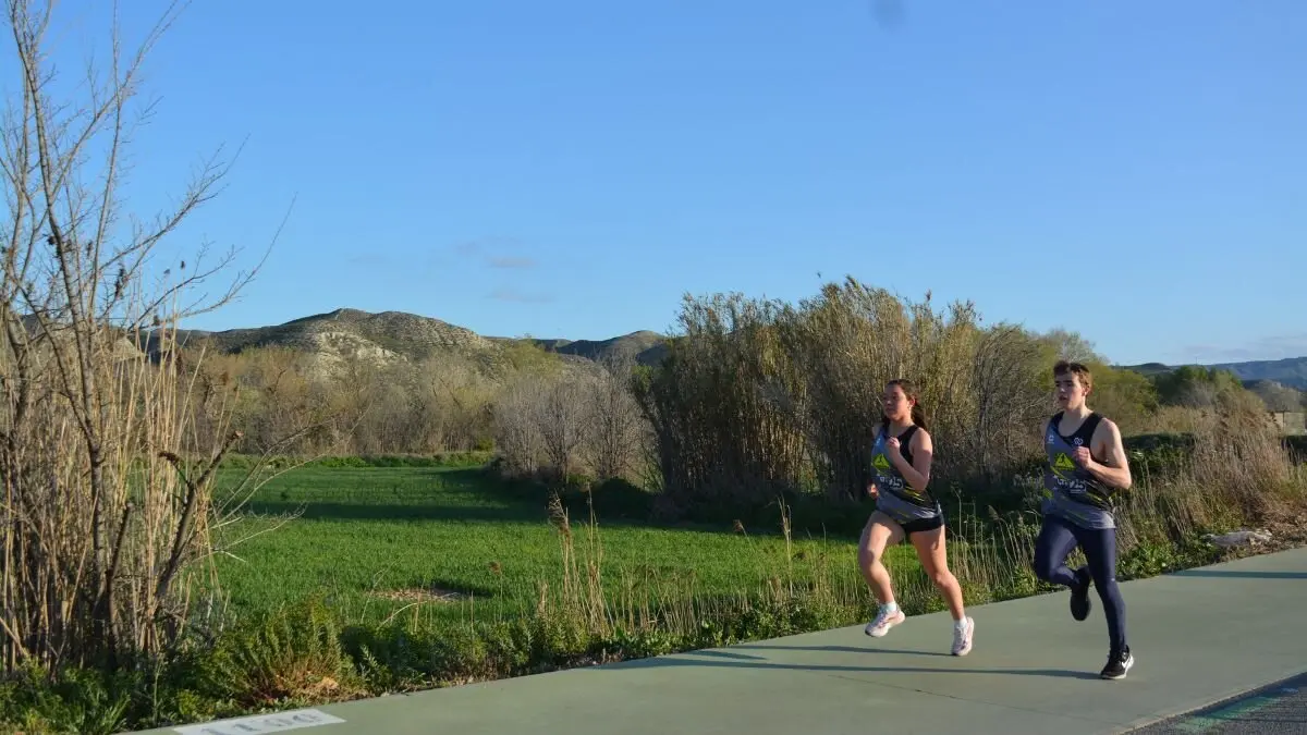 Pr&aacute;ctica de running en los alrededores de Cuarte.