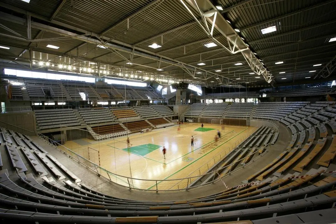 Archivo - Foto de archivo del Palacio de Deportes de Huesca. - AYUNTAMIENTO DE HUESCA - Archivo