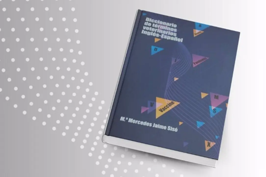 Portada del primer diccionario veterinario ingl&eacute;s-espa&ntilde;ol que este domingo presenta en Huesca la La profesora oscense Mercedes Jaime. - UNIVERSIDAD DE ZARAGOZA