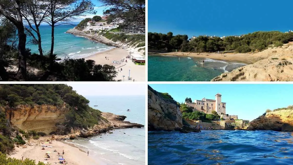 Algunas de las mejores calas de la Costa Dorada