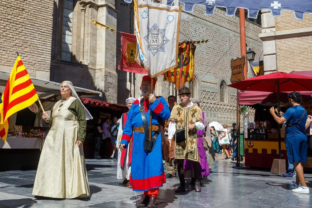 Imagen de archivo del Mercado de las Tres Culturas celebrado en Zaragoza.