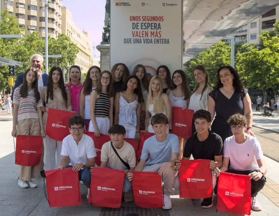 Los alumnos de 3&ordm; de ESO del Colegio Nuestra Se&ntilde;ora del Pilar.