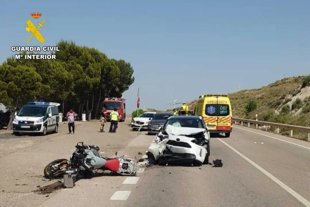 Siniestro vial en la N-11 ./ Guardia Civil