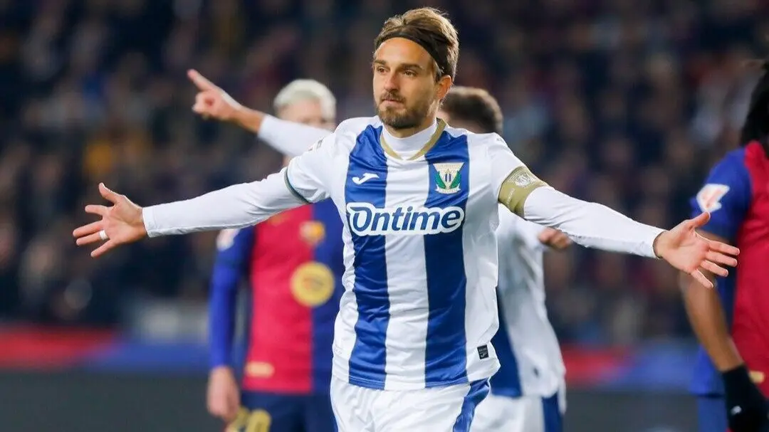 Sergio Gonz&aacute;lez, capit&aacute;n durante un partido / CD Legan&eacute;s