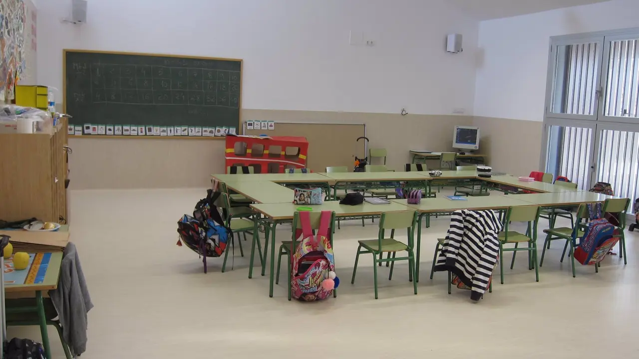 Foto de archivo de un aula de un colegio de educaci&oacute;n Infantil y Primaria / EP