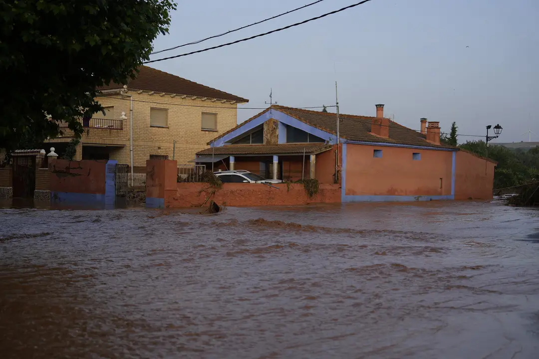 Imagen de la riada ocurrida el pasado junio en la Comarca de Belchite / &Aacute;lvaro Calvo