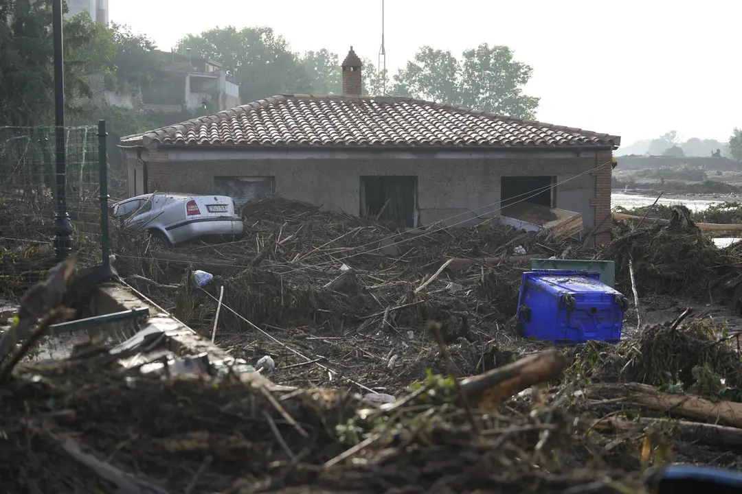 Imagen de la riada ocurrida el viernes. / &Aacute;lvaro Calvo
