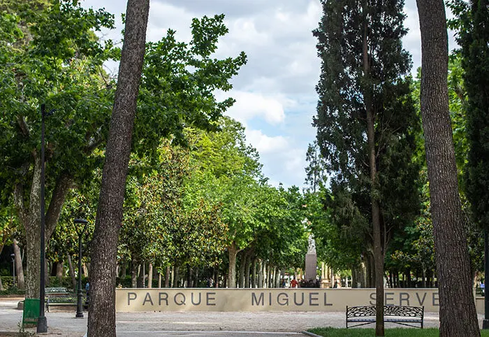 Parque Miguel Servet. / AYUNTAMIENTO DE HUESCA