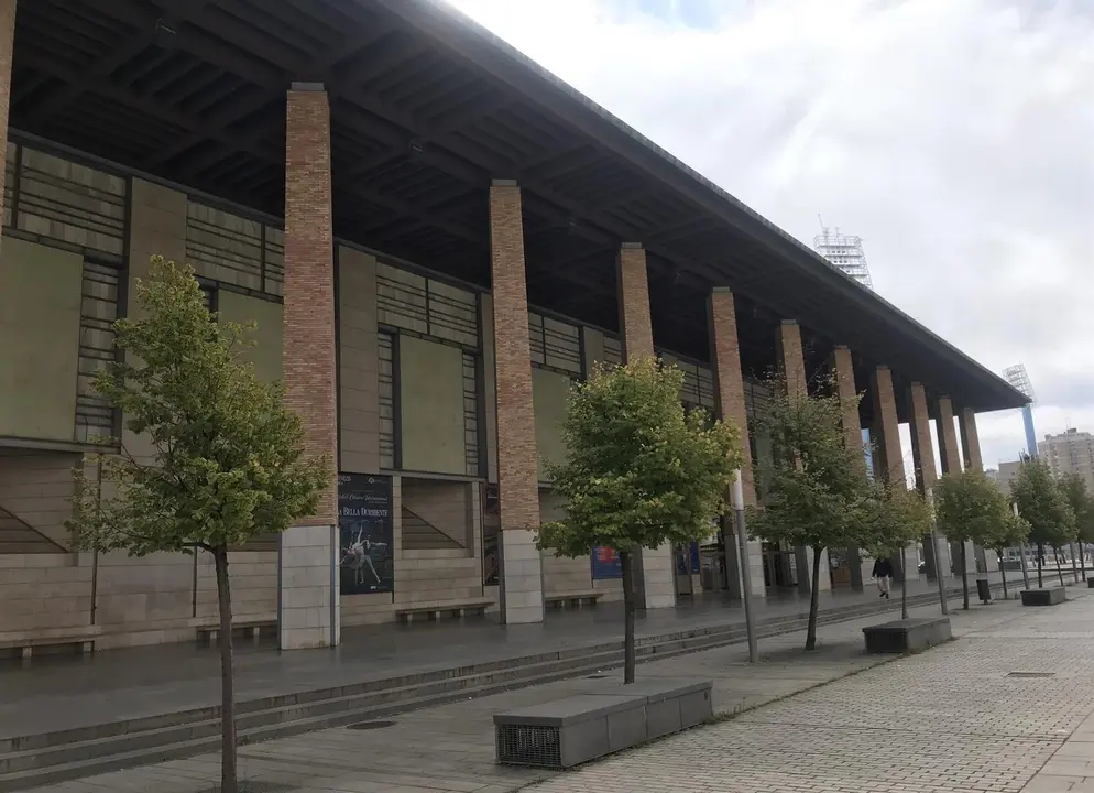 Auditorio de Zaragoza desde un lateral. / EP