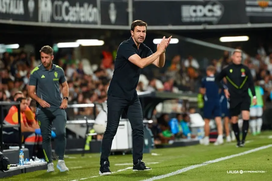 Gabi Fern&aacute;ndez durante el partido ante el Castell&oacute;n / LaLiga