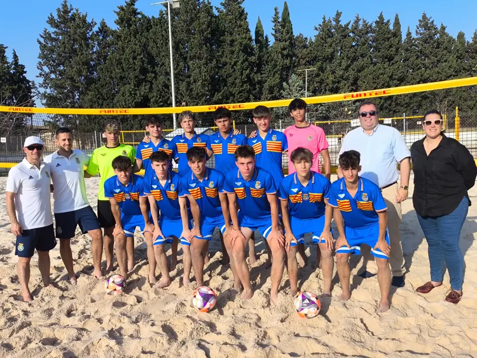 Selecci&oacute;n aragonesa Sub-16 de f&uacute;tbol playa / Real Federaci&oacute;n Aragonesa de F&uacute;tbol