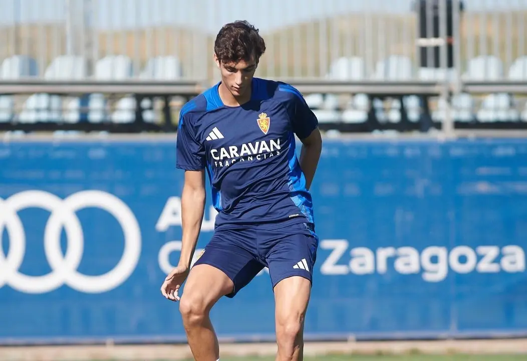 Juan Sebasti&aacute;n con el Real Zaragoza / REAL ZARAGOZA