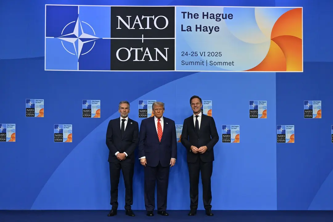 El presidente de Estados Unidos, Donald Trump, en la cumbre de la OTAN./ EP