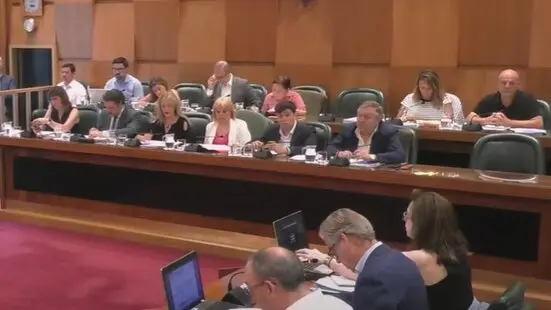El concejal socialista Alfonso G&oacute;mez G&aacute;mez ha asistido este martes al pleno ordinario del Ayuntamiento de Zaragoza