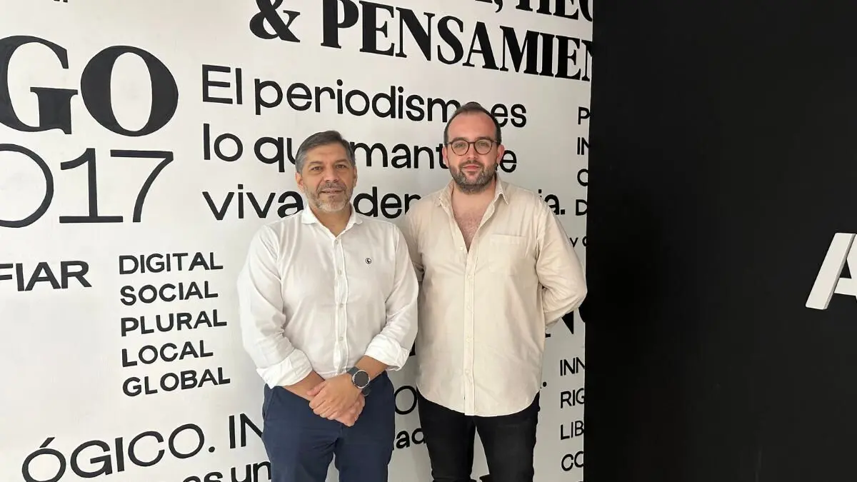 Enrique Villaverde, director general de Megablok (izquierda) y Sergio Fern&aacute;ndez, Product Manager y responsable de Sostenibilidad. / C. G. S.