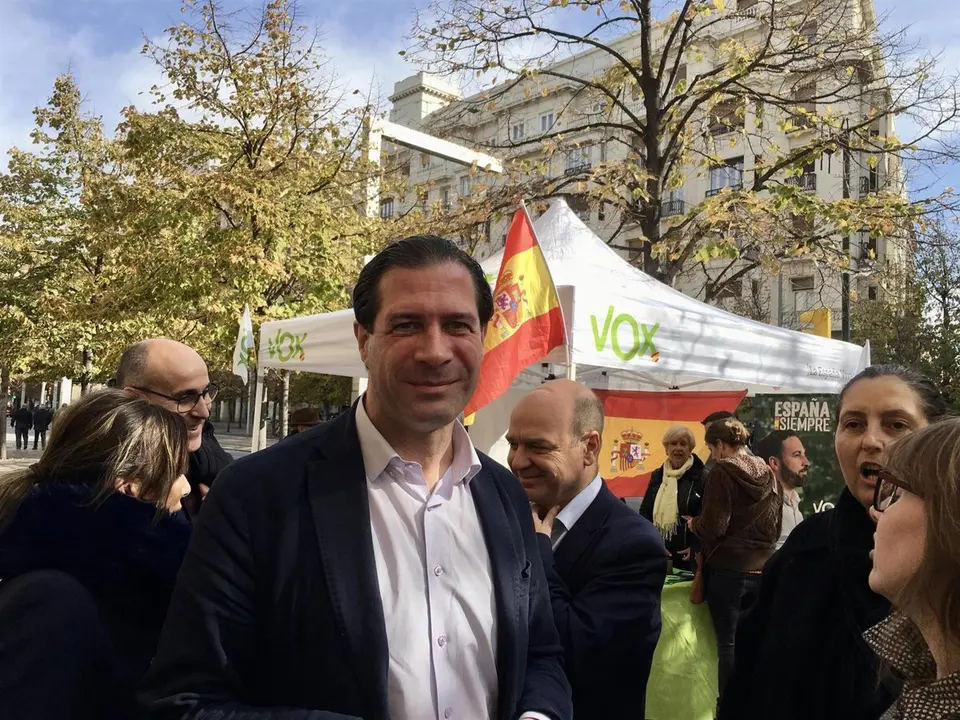 Archivo - El diputado de Vox en Congreso de los Diputados por Zaragoza, Pedro Fern&aacute;ndez ./ Europa Press