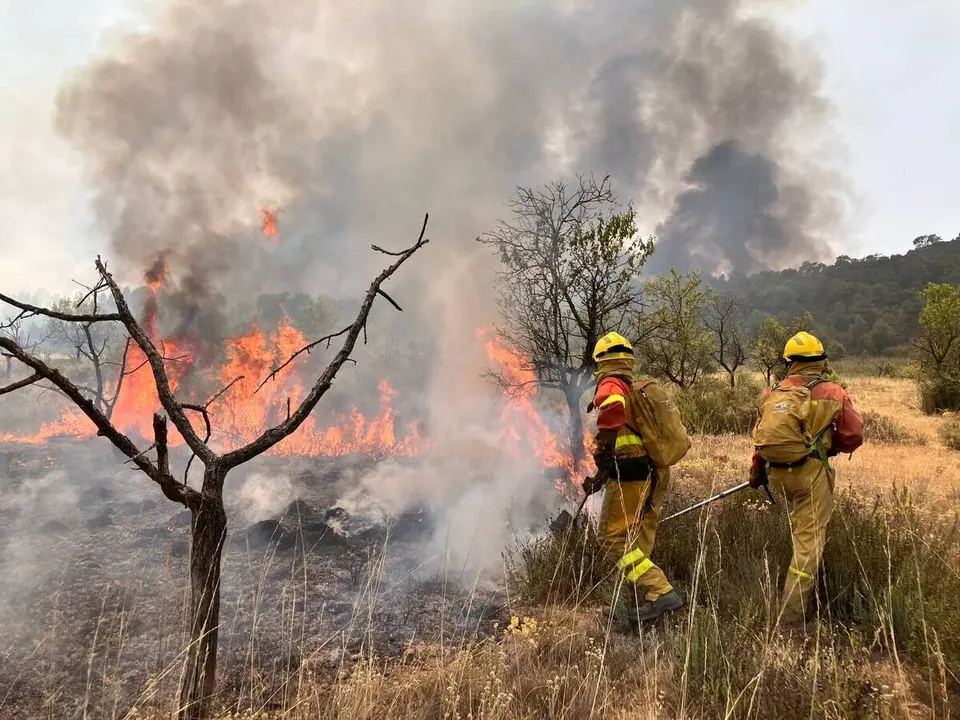 Incendio forestal ./ CGT ARag&oacute;n