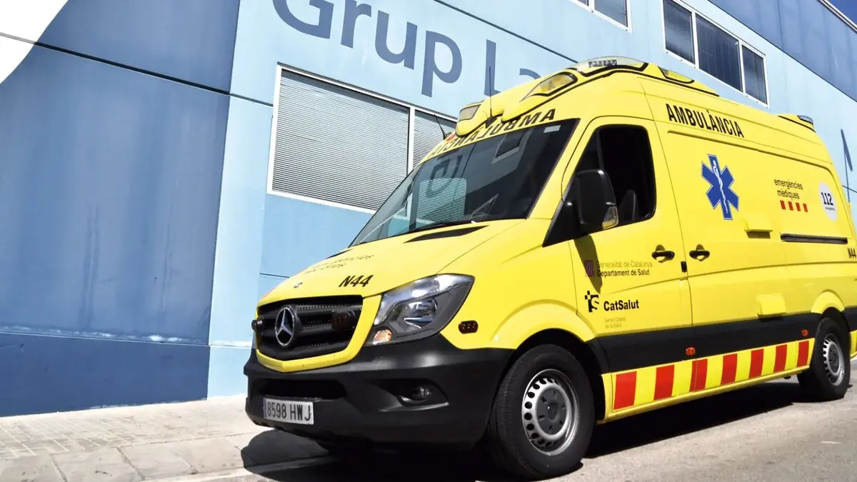 Ambulancia de la Generalitat de Catalu&ntilde;a