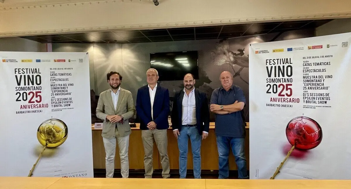 Presentaci&oacute;n del 25 aniversario del Festival Vino Somontano