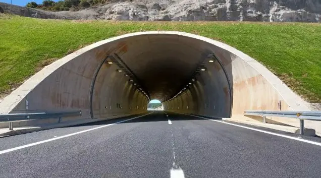 Tramo de la A-21 entre Sig&uuml;&eacute;s y Tiermas. /Ministerio de Transportes