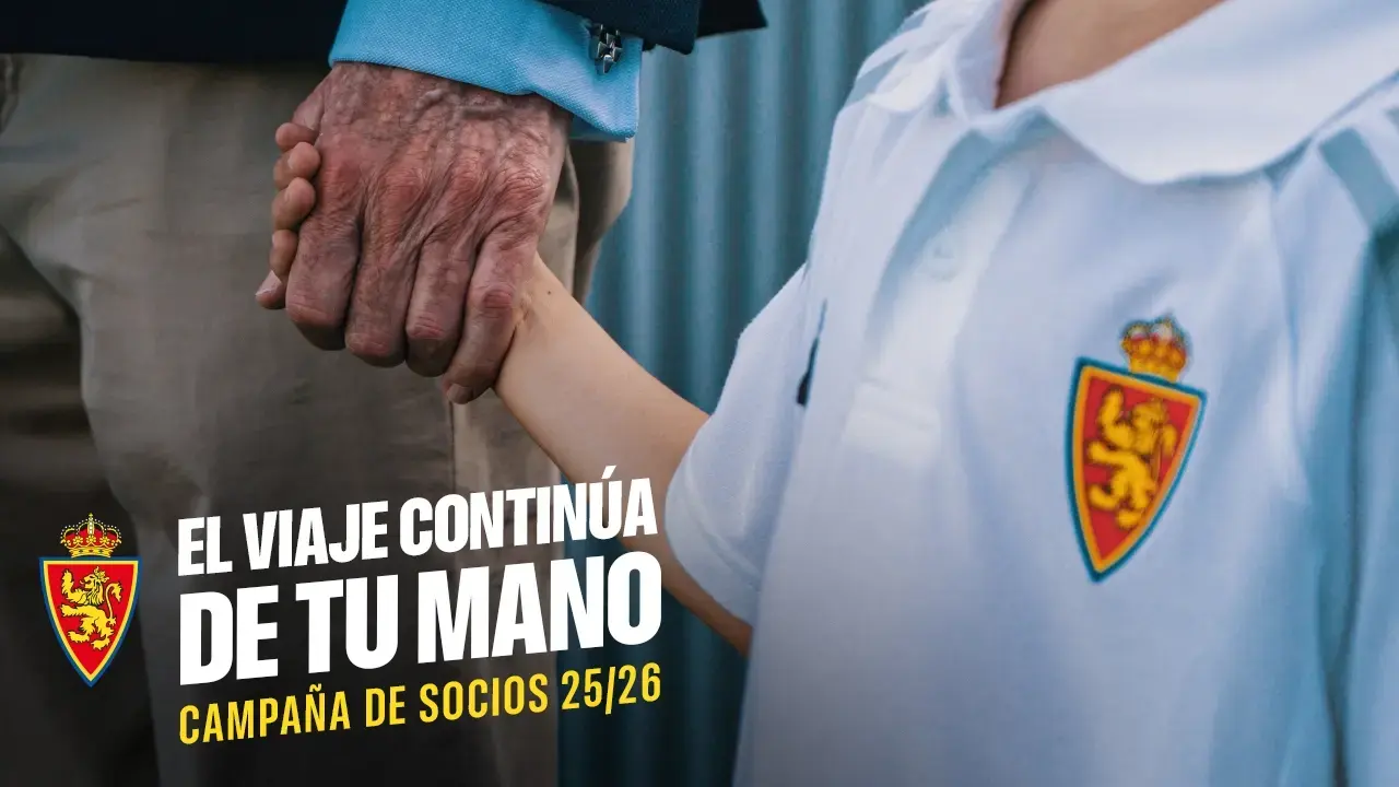 "El viaje contin&uacute;a" es el lema de la campa&ntilde;a de abonados del Real Zaragoza