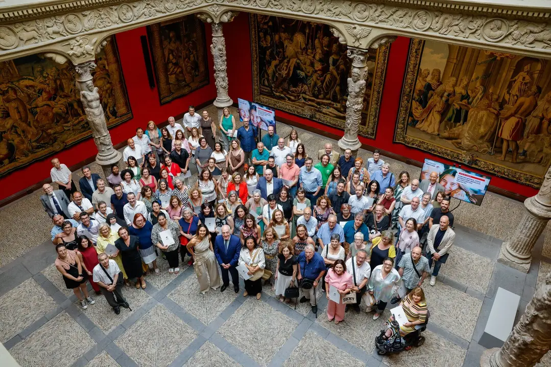 Entrega convenios sociales. Fundaci&oacute;n Ibercaja