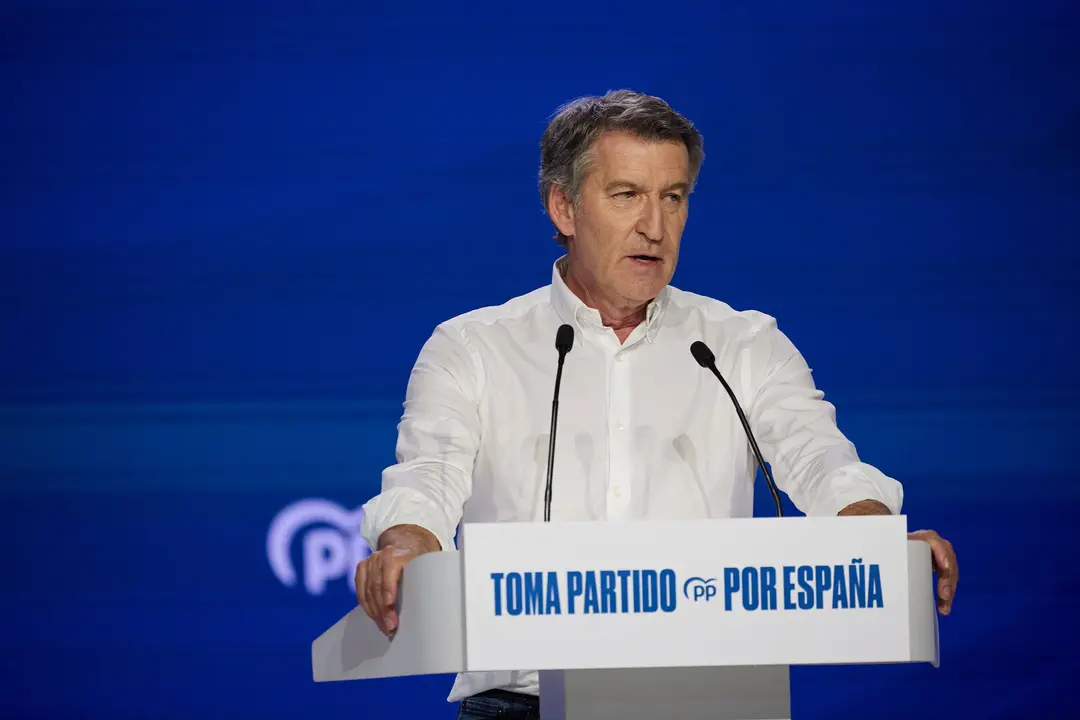 El presidente del PP, Alberto N&uacute;&ntilde;ez Feij&oacute;o./ EP