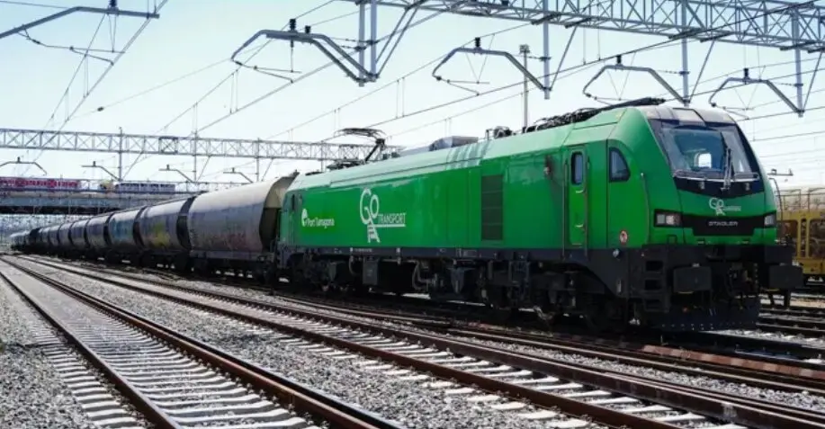 Uno de los trenes del proyecto. - PORT DE TARRAGONA