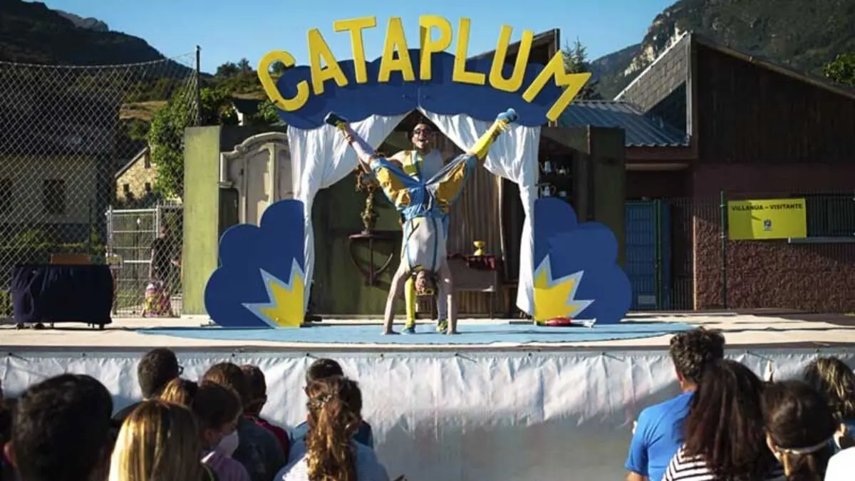 Una edici&oacute;n anterior del festival Jacetania Circus. / Turismo Villan&uacute;a