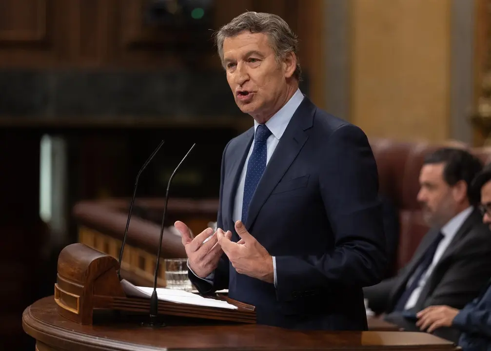 El presidente del PP, Alberto N&uacute;&ntilde;ez Feij&oacute;o. / EP