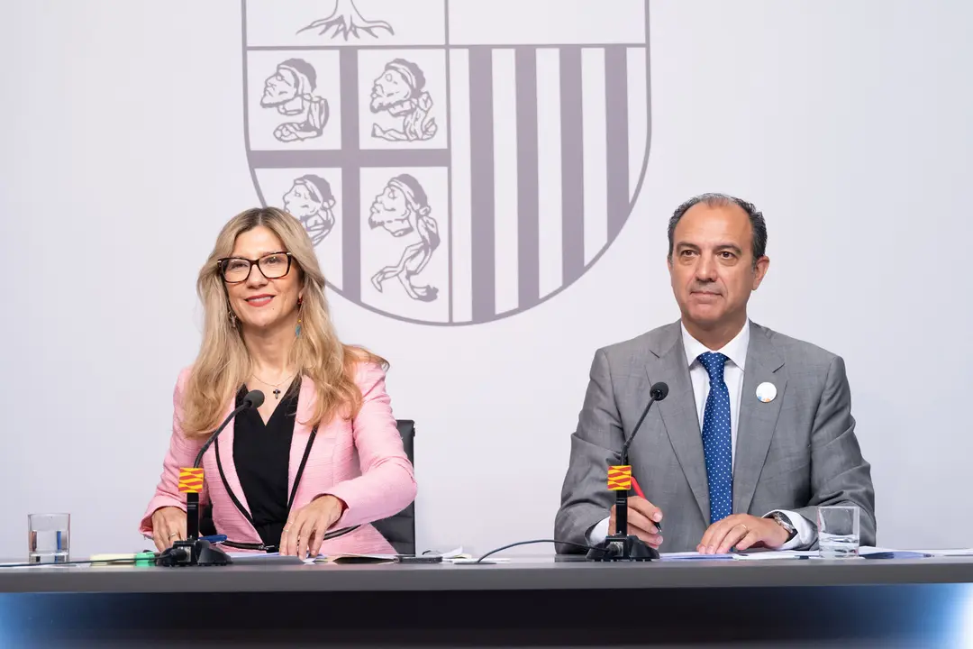 Rueda de prensa tras el Consejo de Gobierno./ Fabi&aacute;n Sim&oacute;n