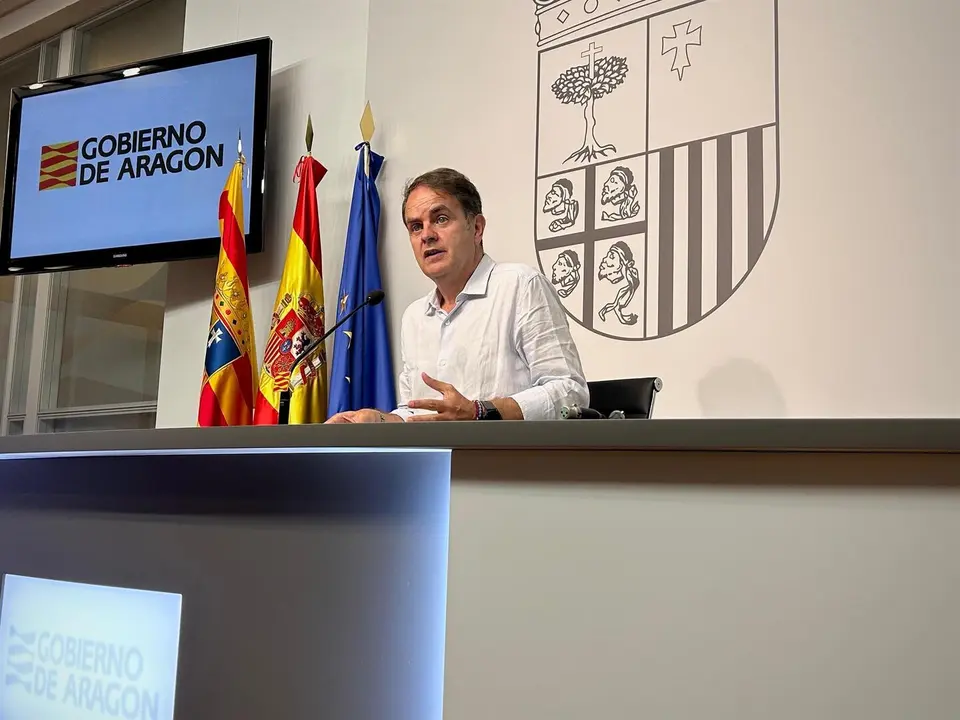 El consejero de Hacienda del Gobierno de Arag&oacute;n, Roberto Berm&uacute;dez de Castro