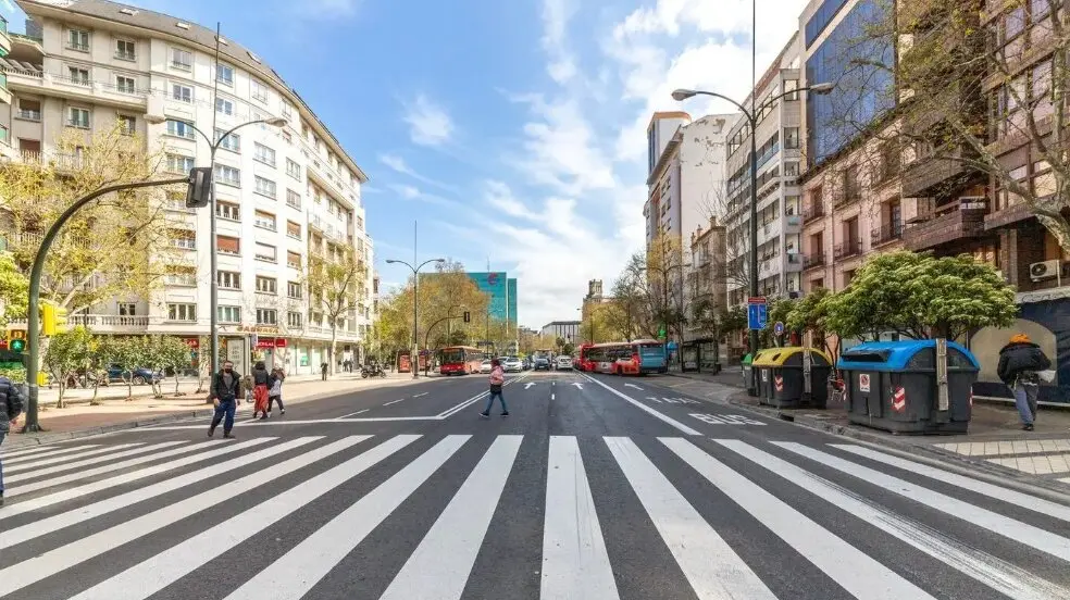 Paseo Pamplona de Zaragoza