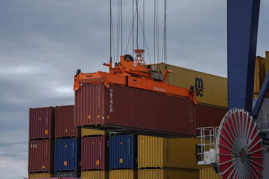 Contenedores en el Puerto de Barcelona