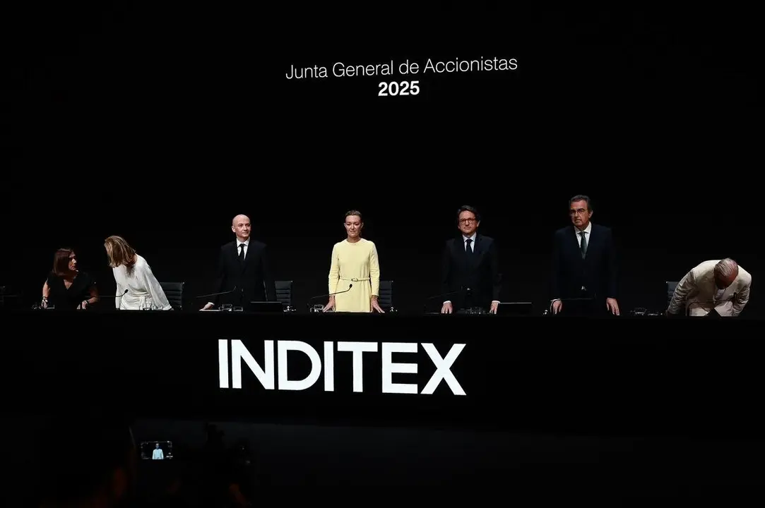 La presidenta de Inditex, Marta Ortega preside la Junta General de accionistas de Inditex, a 15 de julio de 2025, en Arteixo, A Coru&ntilde;a, Galicia (Espa&ntilde;a). La junta de accionistas de Inditex apruuba hoy un plan de incentivos a largo plazo en efectivo y en a
- M. Dylan - Europa Press